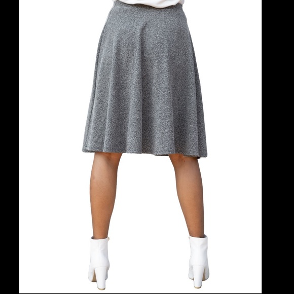 Stone wash midi skirt - Picture 5 of 5